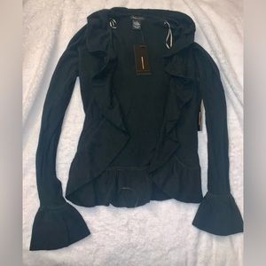 BCBGMAXAZRIA Black Cardigan (Medium)